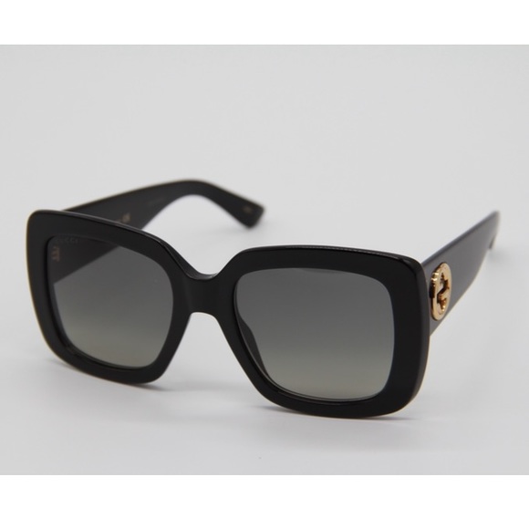 NEW GG0141SN 001 SUNGLASSES GUCCI GG0141SN BLACK SQUARE FRAME EYEWEAR GUCCI - Picture 7 of 13